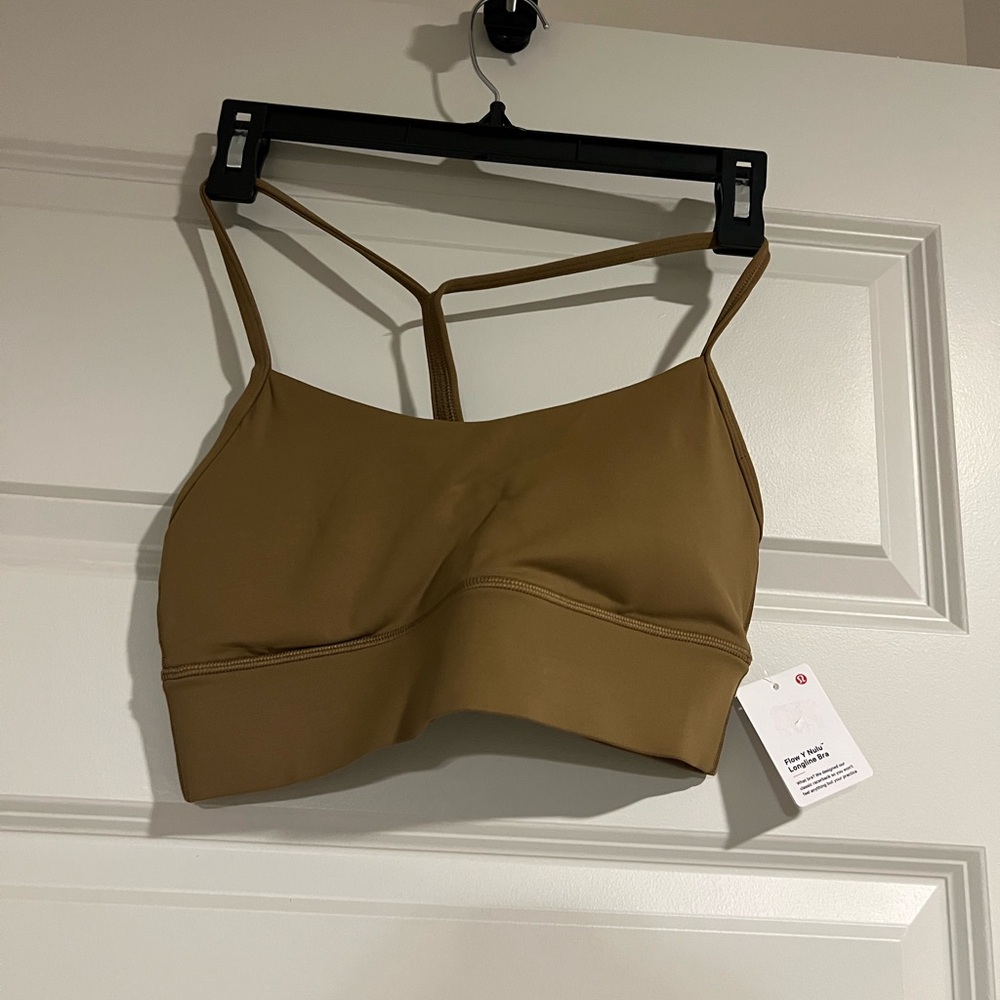 lululemon athletica Flow Y Nulu Longline Bra - Brown